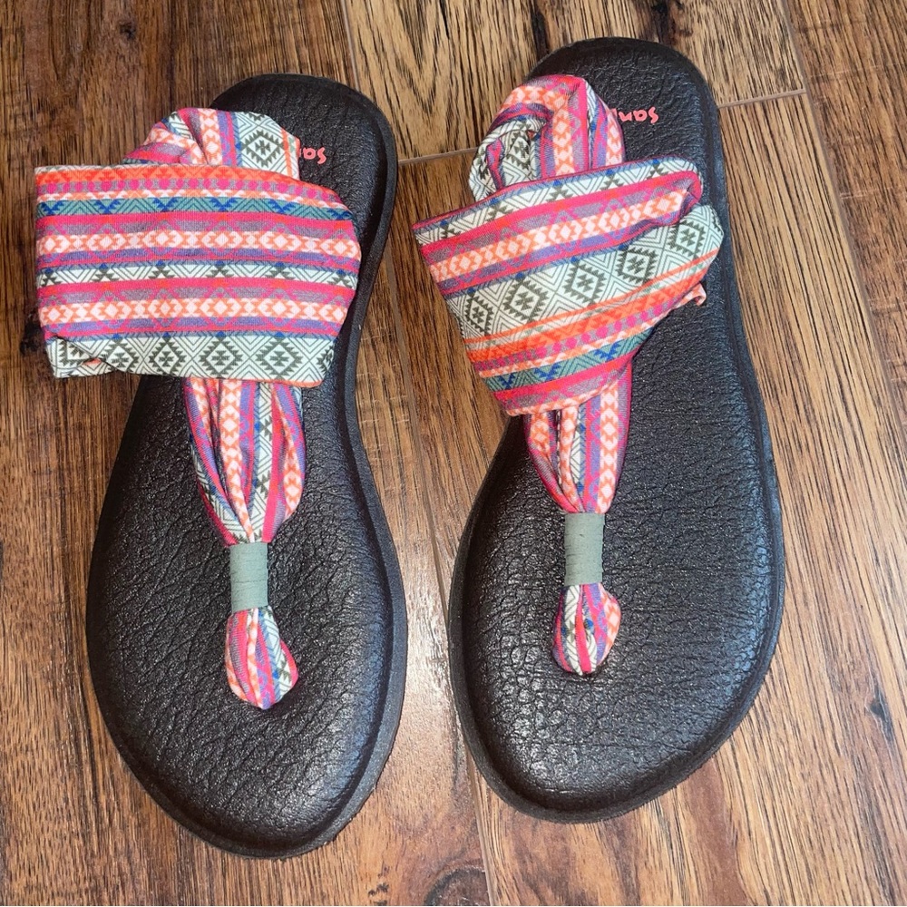 Sanuk Yoga Sling Sandals Size 7